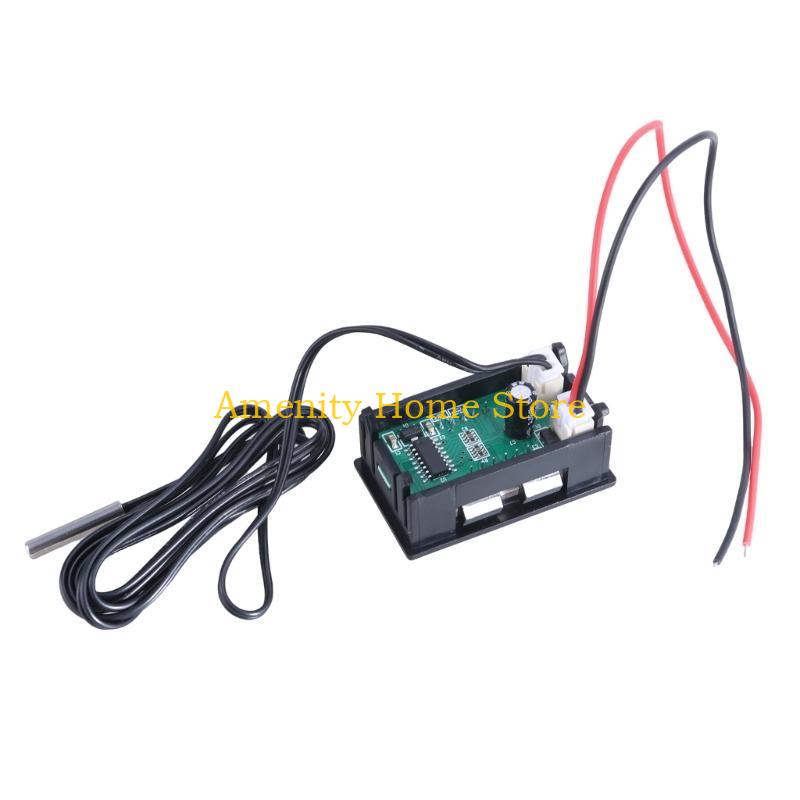 F26C Universal High Accuracy Embedded Temperature Gauge Monitor Temperature Meter Tester with for Workshops Facilities