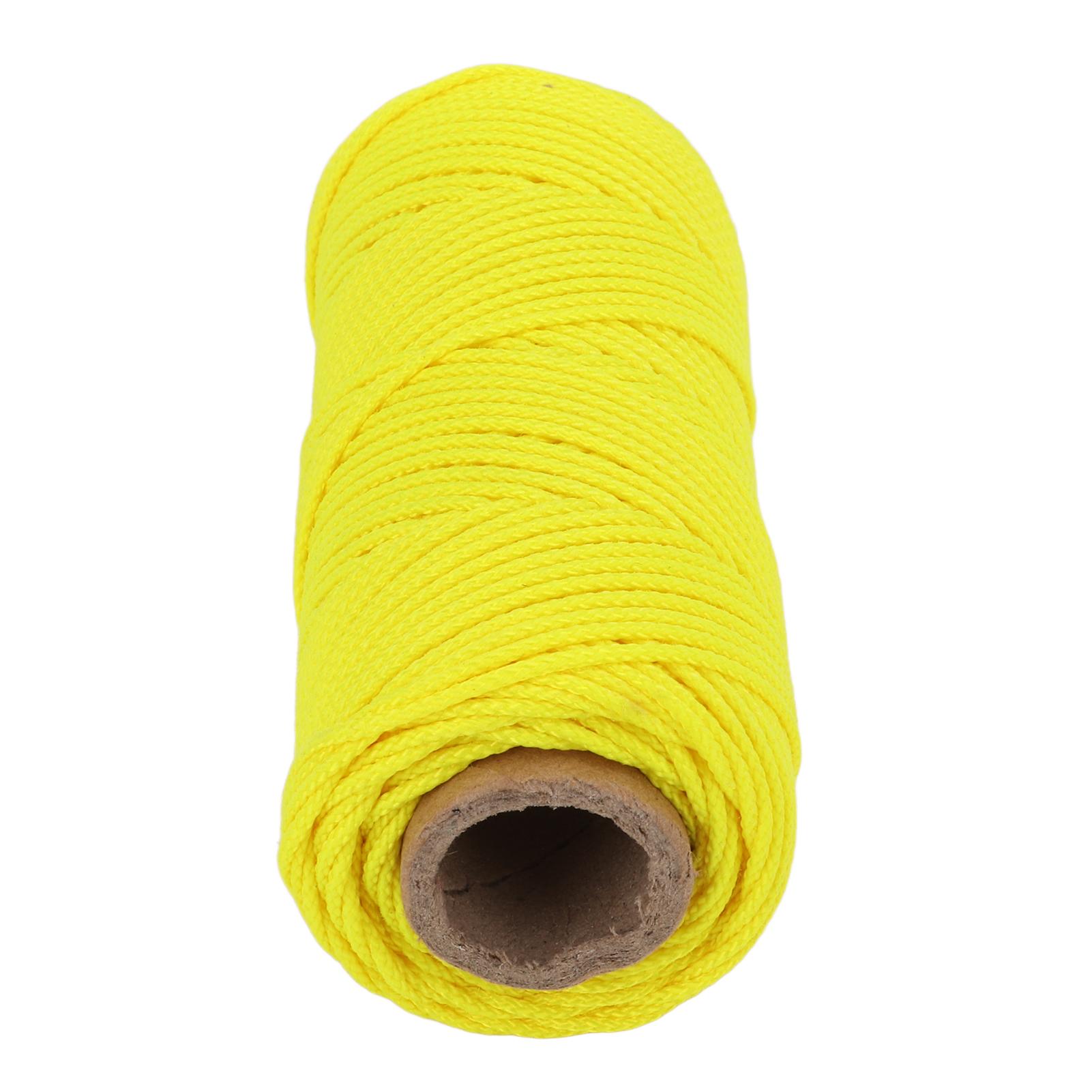 

Diving Reel Line Replacement Wearproof Underwater Finger Spool Reel Round Line Fluorescent Yellow46m 50.3yd