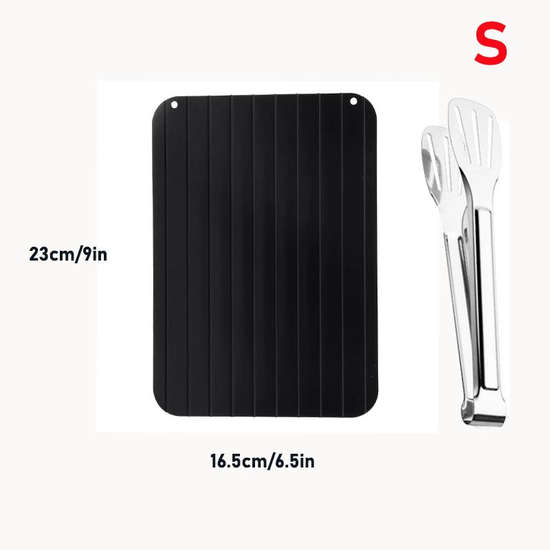 Aluminum Alloy Rapid Defrosting Tray Up To 5 Times Faster Defrosting For Fruit Meat And Frozen Foods Household Kitchen Tools