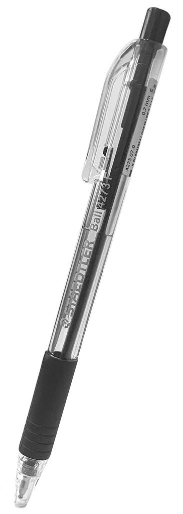 Staedtler Office Ballpoint Pens, 50-Piece Set, Black, 0.5mm Line (0.7mm Ball), for Business Use [Parallel Import]