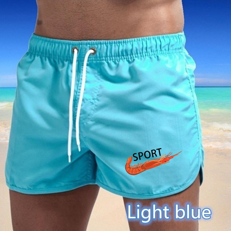BBK-08 2025 Summer Men's Quick-Drying Swim Trunks Sports Pants Swimwear Beach Shorts Jogging Shorts