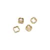 14K Gold-Filled Four-Leaf Clover & Pearl Beaded DIY Jewelry Materials