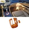 Wood Grain Middle Console Gear Shift Panel Trim 2pcs For Honda Accord 2008-2013