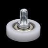 1Pc 6*26*7 M6 External Thread Arc Spherical Convex Wheel Stainless Steel Screw Bearing Roller Door Window Track Accessories