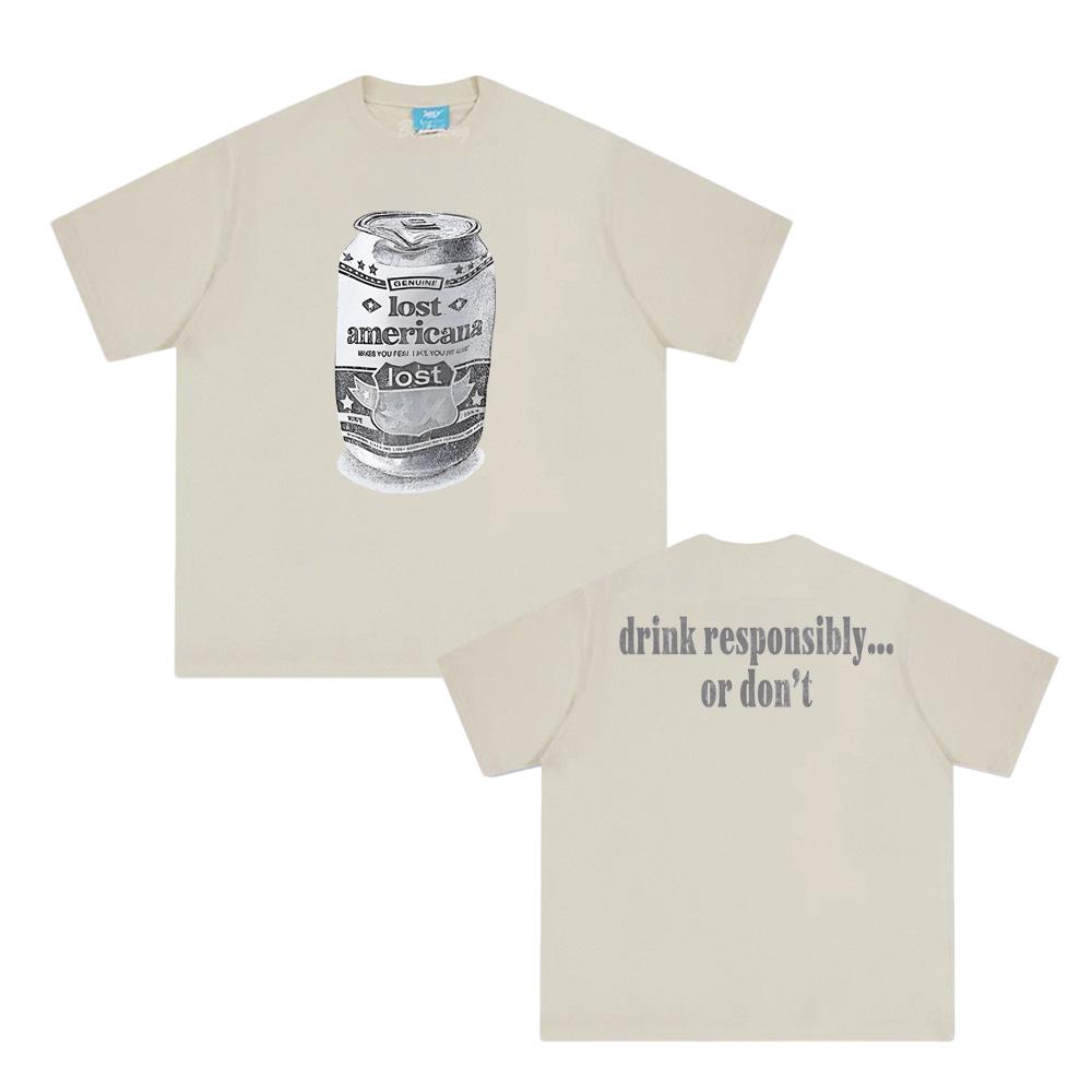 

Mgk Lost Americana T-Shirt Mgk Same As Official Website Summer High Quality TOPS Unisex Summer Cotton Female/Male Clothing XS песочный