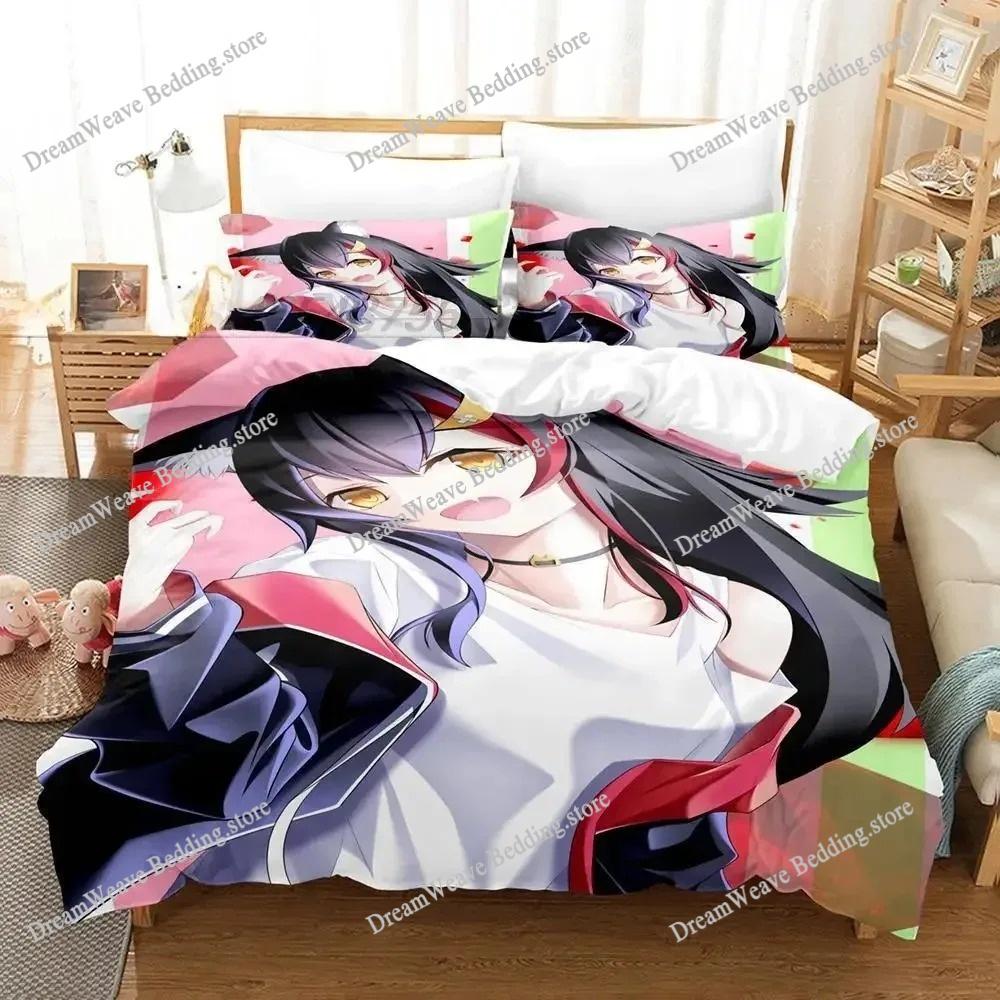 3D Print Anime Kawaii Girls Ōokami Mio Bedding Set Single Twin Full Queen King Size Bed Set Adult Kid Bedroom Duvet cover Sets96