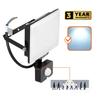 LED floodlight with motion sensor 30W 6000K IP54 black