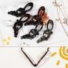 Leopard Banana Hair Clip Butterfly Shaped Sweet Hair Claws Hairpin Ponytail For Women Hair Accessories HairgripsTwist Barrettes