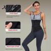 Women Waist Trimmer Belt with Zipper, Trainer Sweat Band Stomach Abdominal Compression Wrap Wrap, Enhancing Lower Belly Fat Sauna Slimming Back