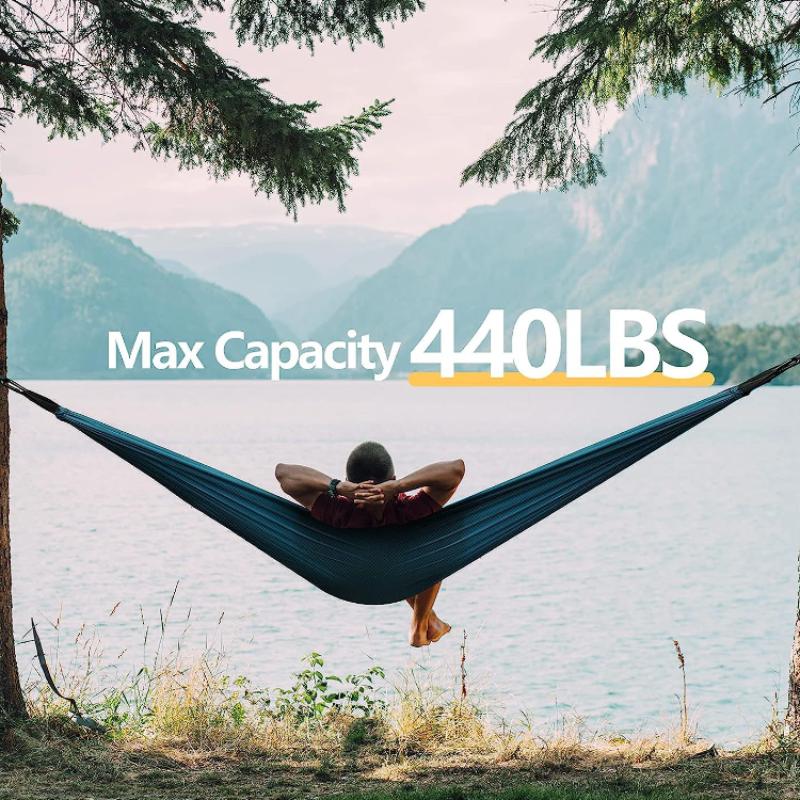Hanging Bed Outdoor Breathable, Super Portable, Durable Exploration Hammock with Tree Straps, Multifunctional Beach, Hiking
