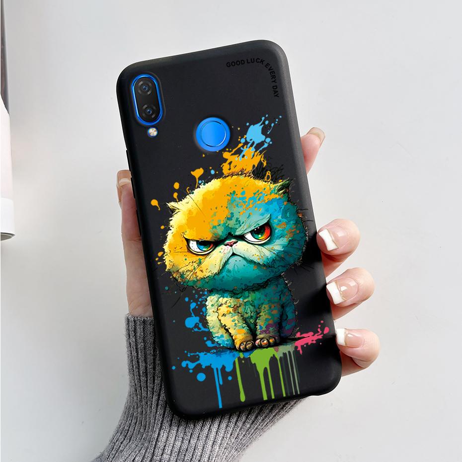 For Huawei Nova 3i Case INE-LX1 INE-LX2 Pandas Cover Soft Silicone Phone Case For Huawei P Smart Plus 2018 Nova3i Fundas Bumper