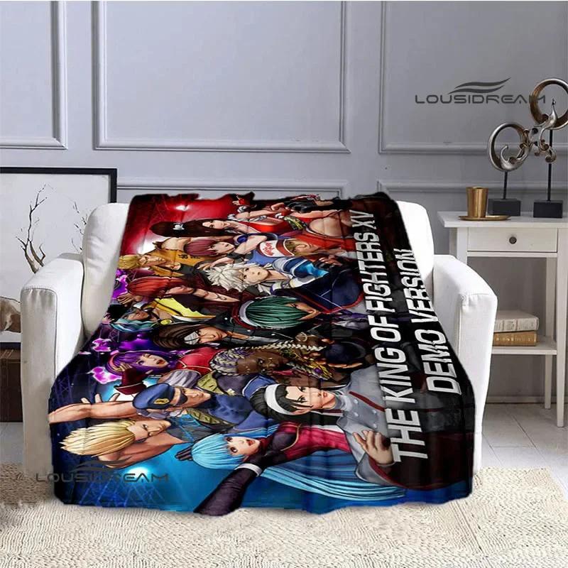 3D KOF game Cartoon blanket Warm Flannel blankets Soft and comfortable blanket Home Travel Blankets bed linings Birthday Gift