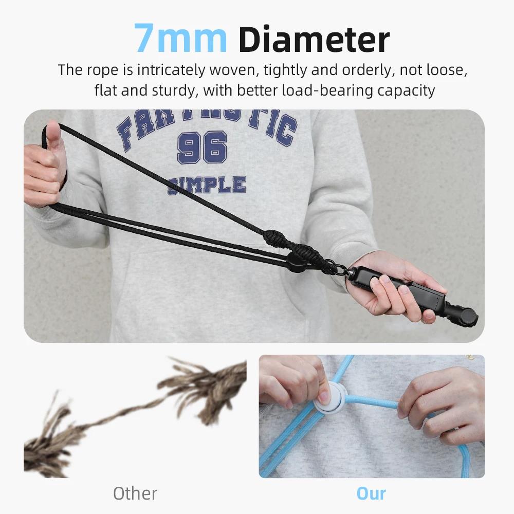 Neck Strap for DJI Osmo Pocket 3 Adjustable Cord Lanyard Strap Crossbody Necklace Hanging Rope Anti-Lost Accessories