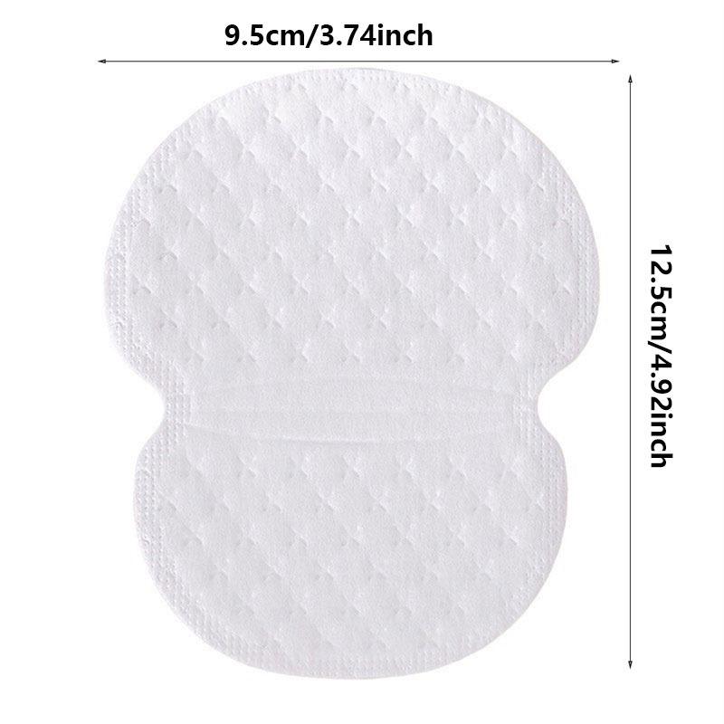 10/300Pcs Disposable Underarm Armpit Sweat Pad Breathable Ultra-thin Non-woven Sweat-absorbing Patch Summer Deodorant Accessory for Daily Work Outdoor