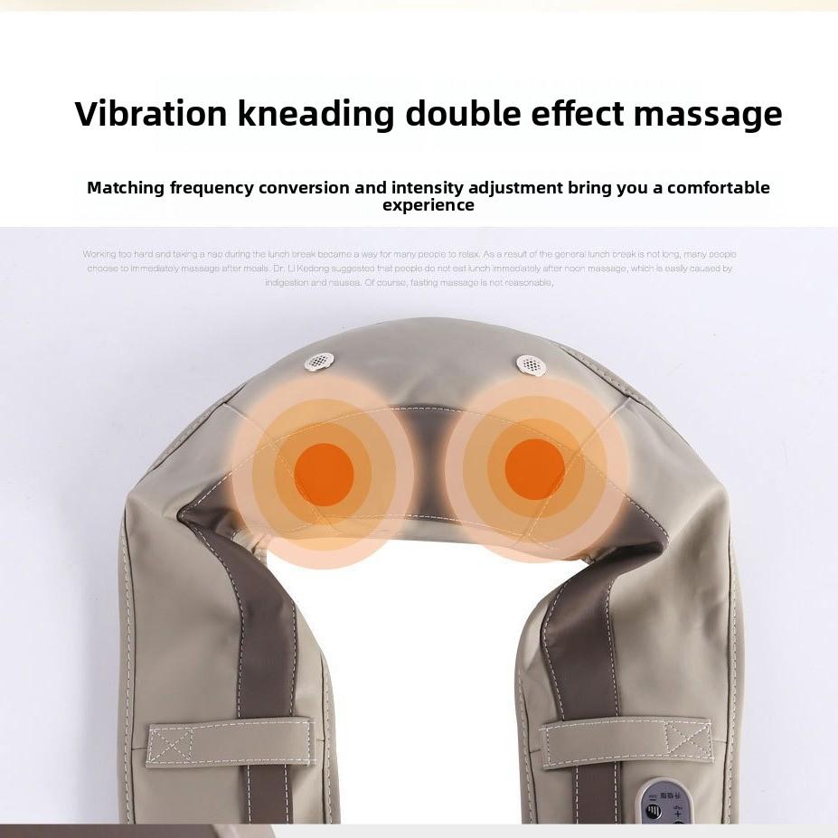 Kneading Muscle Massage Shawl, Household Multi-functional Vibrating Shoulder Massager, Neck and Shoulder Massager