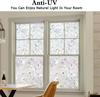 Window Film, Decorative Window Privacy Film, 3D Stained Glass Window Sticker,Anti-UV Sun Blocker Heat Control for Home