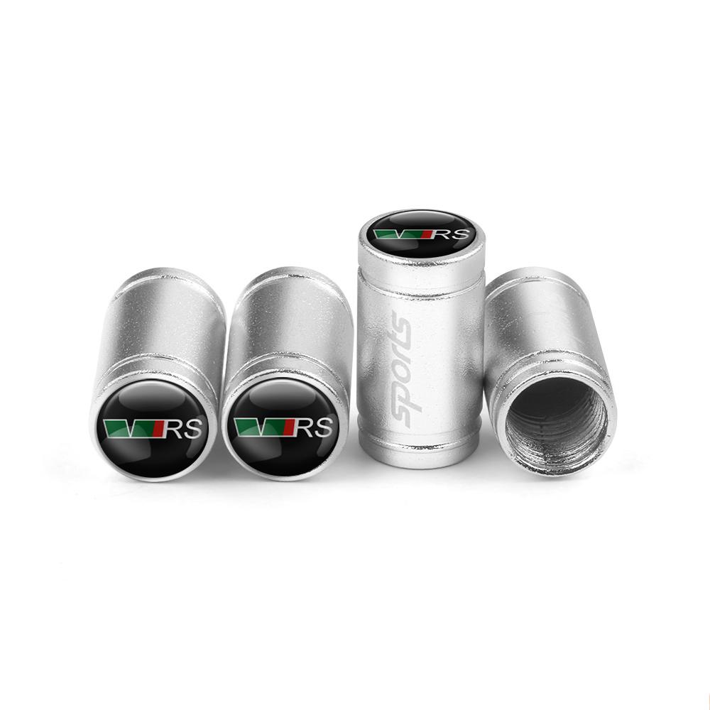 uwhxm4 Tire Valve Caps Decorative Tyre Wheel Stem Air Valve Cover for Skoda Octavia Rapid Fabia Superb Kodiaq Scala Karop Kamiq Citigo