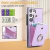 Crossbody Leather Phone Case for Samsung S23 FE S24 S22 Plus S25 Ultra A15 A33 A25 A16 A06 A36 A26 A56  Wallet Card Holder Cover