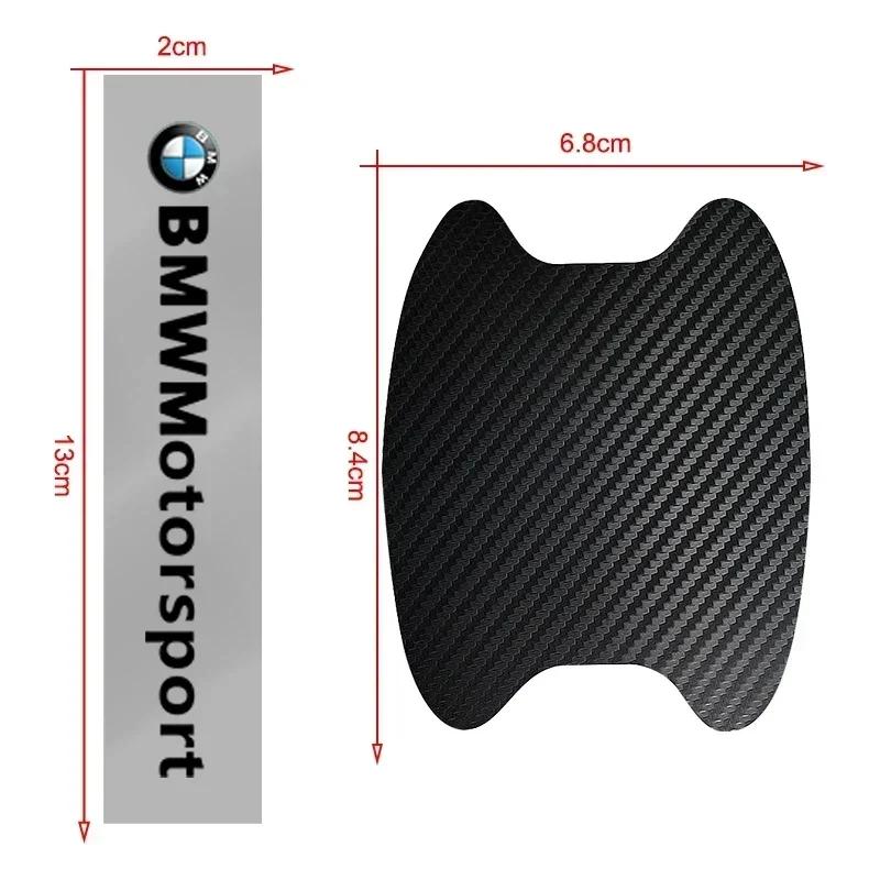 8 ks Ochranná fólie na auto Stylingová nálepka na dveře Ochranná fólie proti poškrábání rukojeti auta Pro BMW F30 F10 E90 F20 E46 E60 E70 E91
