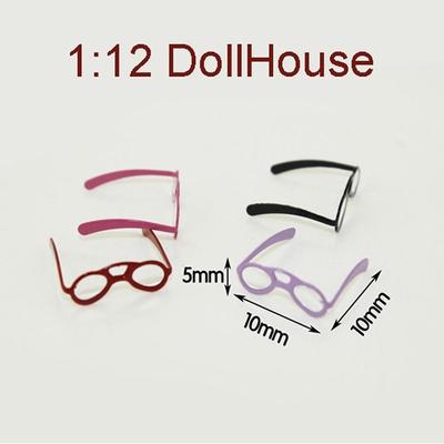 1:12 Puppenhaus Mini Mode Männer und Frauen Brille Modell Puppenhaus Zubehör