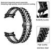No Gaps Stainless Steel Quick Fit Strap For Samsung Galaxy Watch 6 Classic 43mm 47mm 6/5/4 40mm 44mm 5Pro 45mm Curved End Band