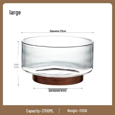 Japanese Style Glass Fruit Bowl