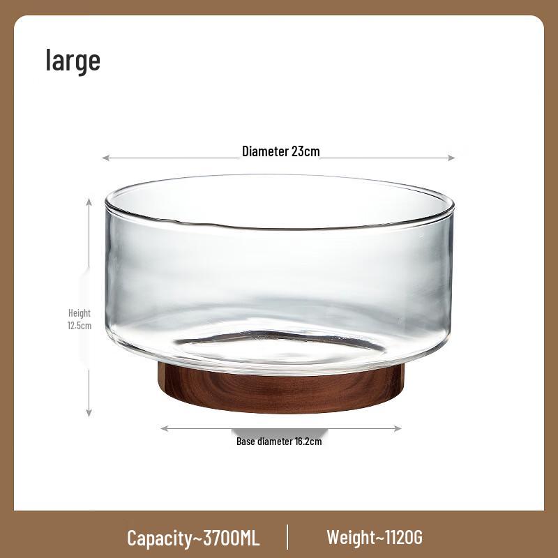 

Japanese Style Glass Fruit Bowl