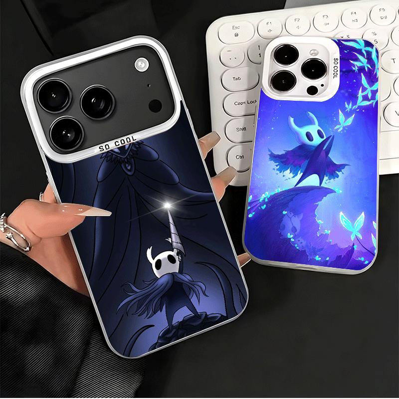 H-Hollow K-Knight Game Soft Phone Case for iPhone 15 16 17 Pro Max 17Air 16E 14 Plus 13 12 Mini Shockproof Cover Back Shell
