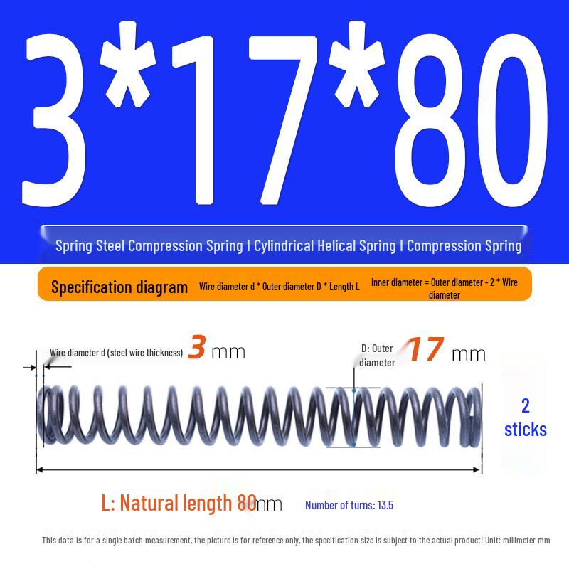 Compression Spring Y-Type Shock Absorbing Coil 3*16/17/18/19/20