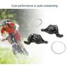 1 Pair Aluminum Alloy Bike Shift Levers 3X7/8/9 Speed Bike Thumb Gear Shifter  Bike Maintenance