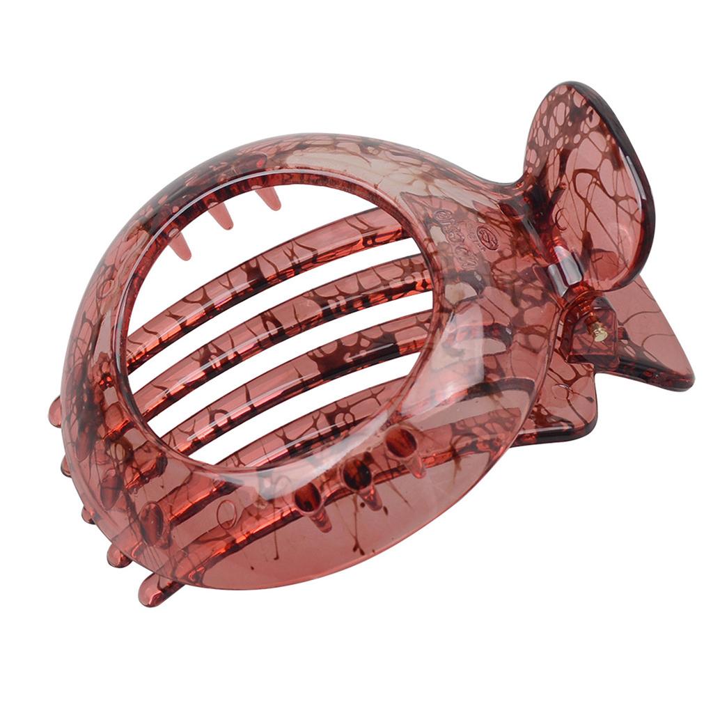 Hair Claw Clip Flat Clip Theme Hair Claw Clamp Elegant Wide Hair Holder Barrettes Strong Hold Hairpin for Girls