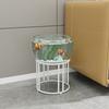 Modern Iron Floor Standing Flower Stand Movable Pot Rack with Wheels Versatile Indoor Plant Stand Decorative