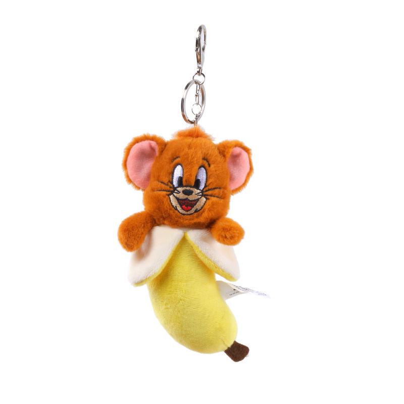 Tom & Jerry Bananenpuppe Plüschanhänger - Kater Tom Anhänger Rucksackzubehör