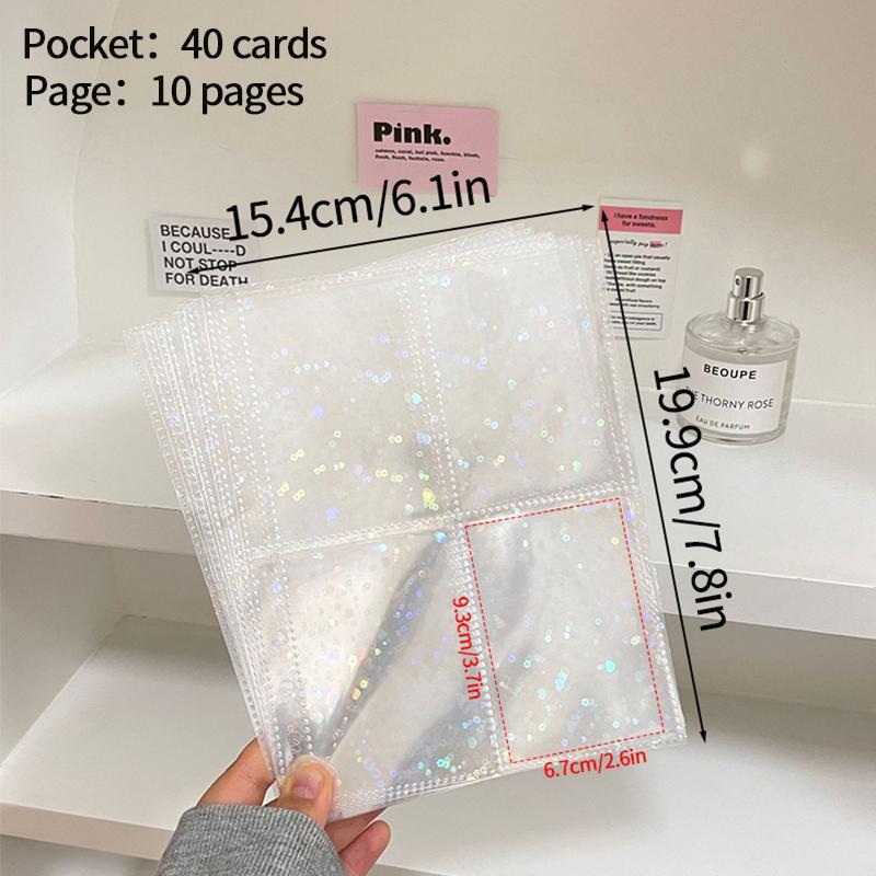Kpop Photocard Holder Binder Machine Loose-Leaf Card Collection Book Butterfly Photo Album Card Binder Idol Picture Protector