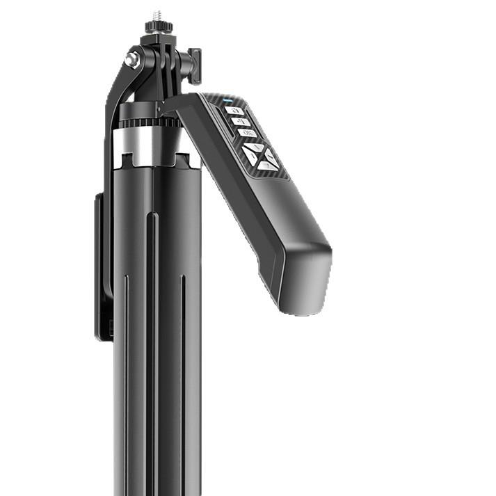Anti-Wackel-Gimbal Selfie-Stick mit 1,8m Bodenstativ, vierbeiniges Fülllicht für Live-Streaming im Freien.