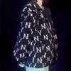 New MLB Old Flower Velvet Jackets Unisex Black 31JPFM061-50L