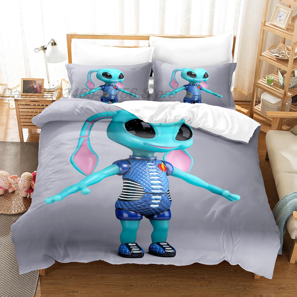 Alien Bedding Set Single Twin Full Queen King Size Bed Set Aldult Kid Bedroom Duvetcover Sets 3D Xenomorph Bed Sheet Set