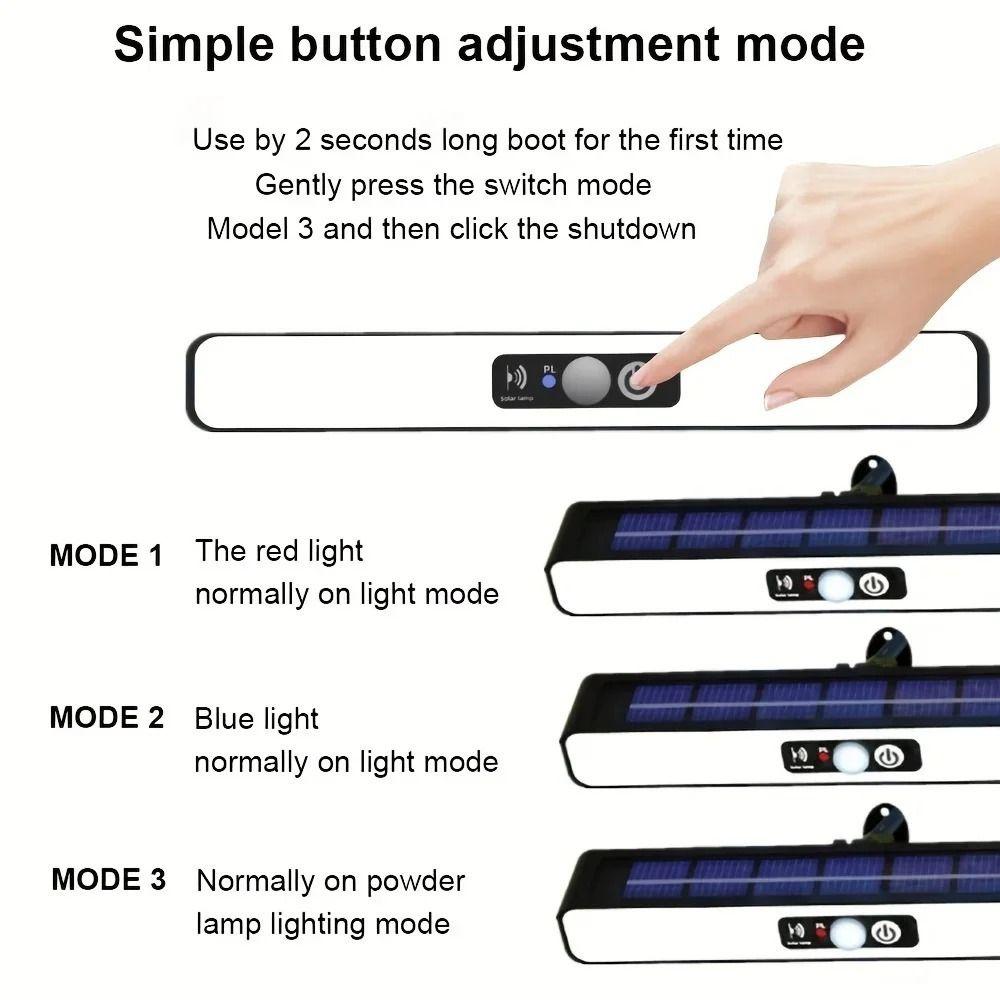 IP65 Clip Solar Lights Wireless Wall Hanging Light Porch Light Human Body Induction Light  Hallway