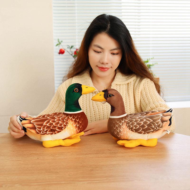 Mandarin Duck Plush Toy – Cute Cloth Doll Ornament for Kids' Birthday Gift