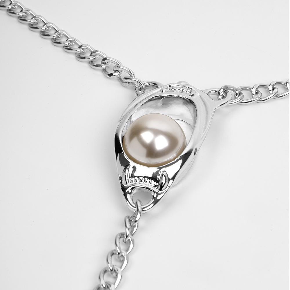 Stainless Steel Women's T-Strap Chastity Belt Heart-Shaped Women's Sex Prohibition Anti-Derailment Lock Yin Metal Underwear Adult Sexy Lingerie