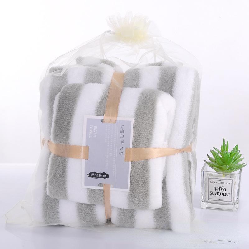 Cloth Spa Body Wrap Large Fast Drying Face Hair Towels Coral Velvet Towel Bath Shower Super Soft