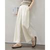 TERRE BLEUE Women's Ice-Feel Straight Wide-Leg Casual Pants