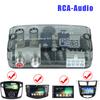 Adjustable Frequency Line Auto Car Audio Converter RCA Stereo 12V Speaker Level Converter Adapter Universal RCA Line High To Low