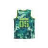 Li Ning Basketball Jersey Men's Green Ice Vein All Over Print AAYQ105-4
