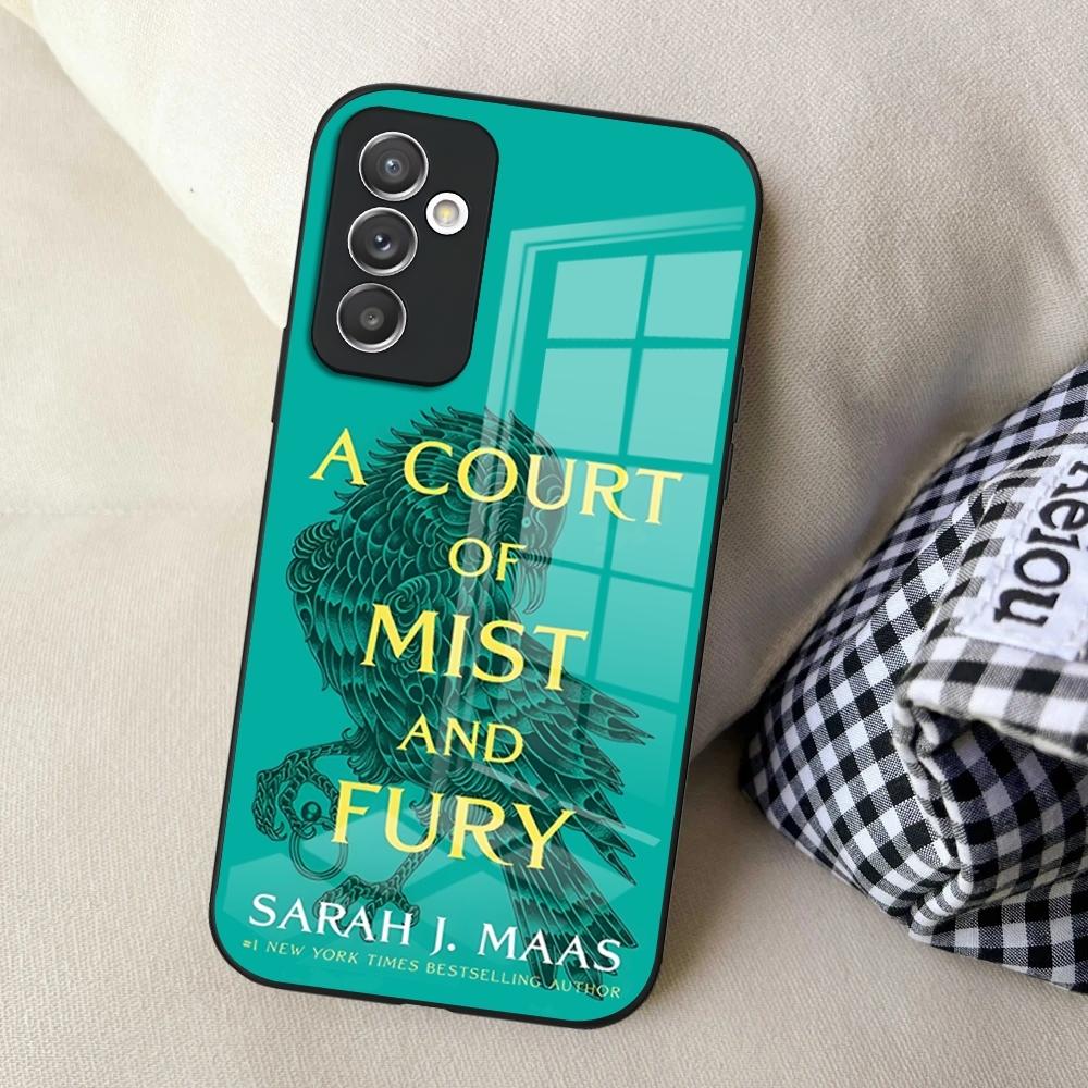 Acotar A Court of Mist and Fury Phone Case for Samsung S24 Ultra S23 S22 S20 Fe S21 Plus Galaxy A54 A34 A24 A53 Glass Cover