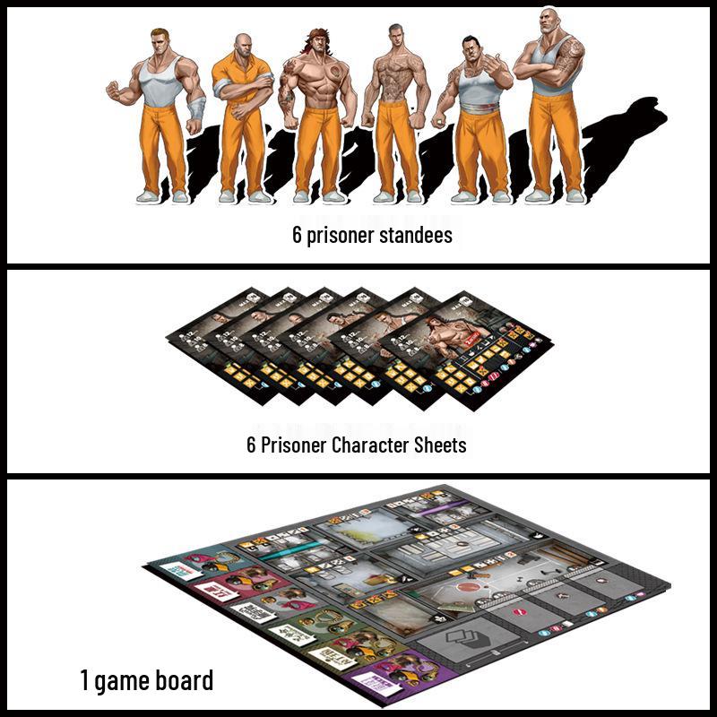 Escape Heaven: Crime & Prison Break Party Game for 2-6 Players