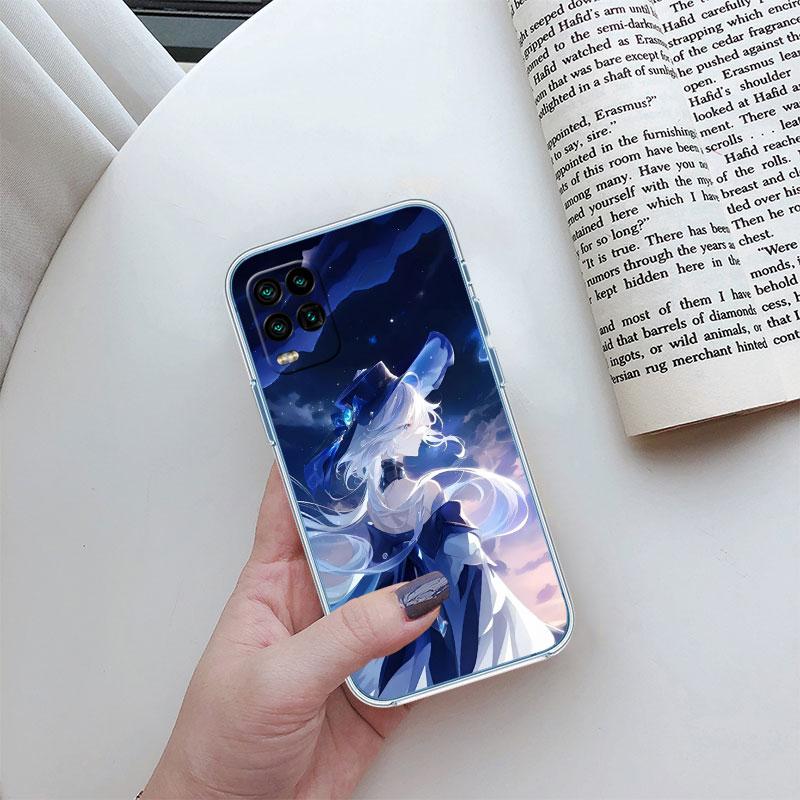 Genshin Impact Furina Transparent Phone Case for Motorola Moto G7 G8 G9 G84 G85 G73 G24 G15 Z2 Play Power Plus