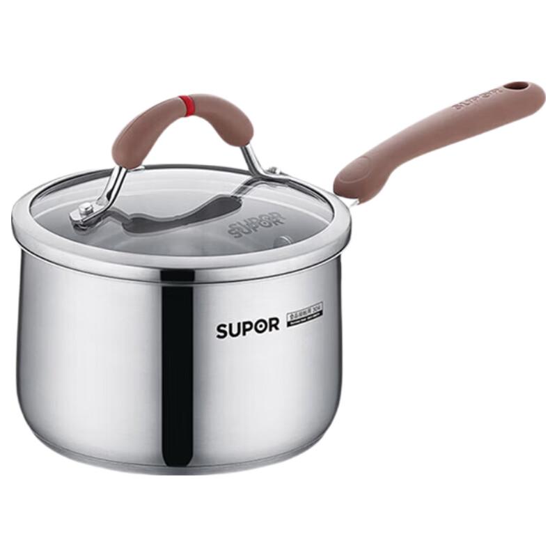 SUPOR Small Red Circle 16cm Saucepan
