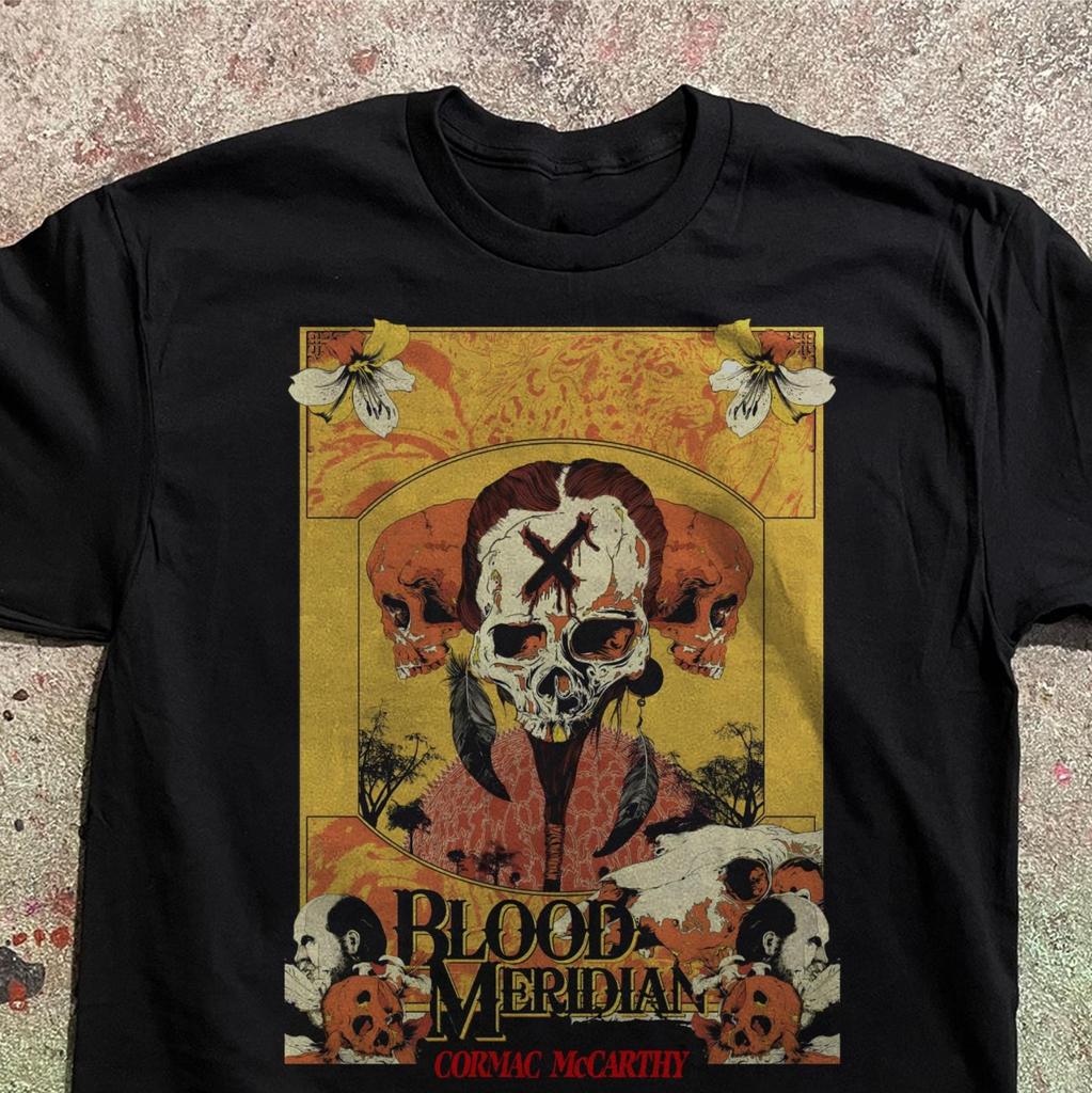 Blood Meridian Graphic T-Shirt - Cormac McCarthy Vintage Western Novel Tee - Judge Holden Literary Horror Shirt - Unisex S To 5XL