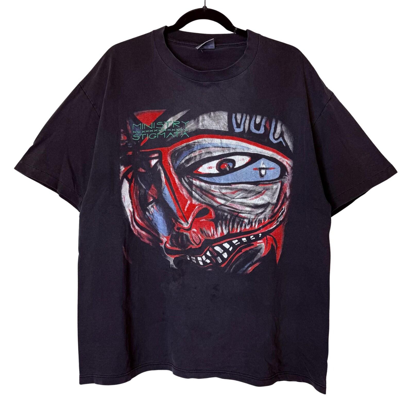90s Ministry Stigmata T shirt Sz XL S